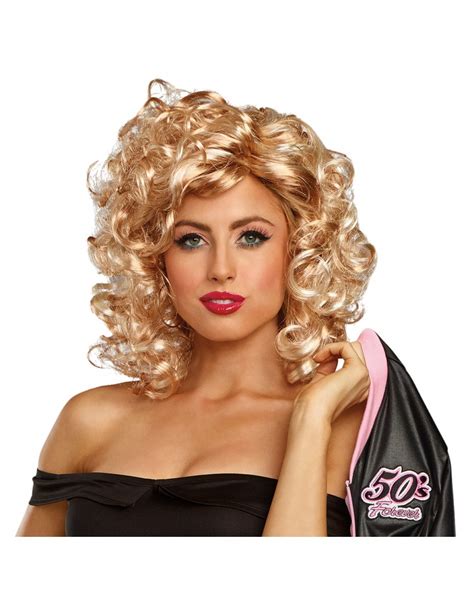 Sandy Blonde 50s Wig Costume Accessory