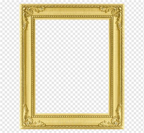 Gold Frame Frame Graphy Texture Rectangular Gold Frame Frame Golden