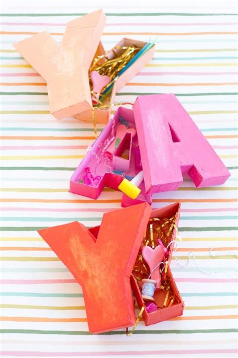 Diy Letter Shaped Boxes Crafts Diy Letters Diy Craft