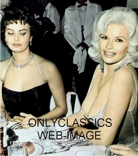 Busty Party Girls Wow Sophia Loren Jayne Mansfield Sexy Candid Color