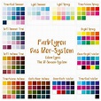 Colour seasons part 2: The 12-Season-System (and the 16-Season-System!) - haselnussblond ...