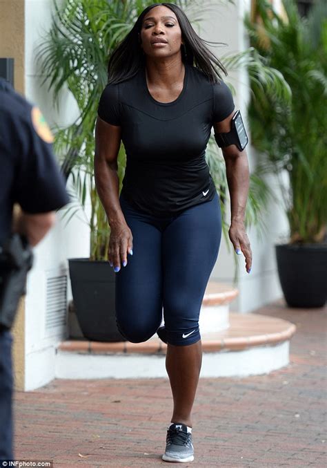 Serena Williams Shows Off Her Figure As She Shoots A New Commercial In