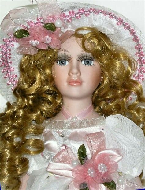 Beautiful Classic Blonde Hair Porcelain Doll Porcelain