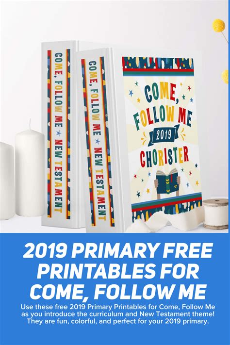 2019 Primary Free Printables For Come Follow Me Ministering Printables