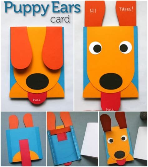 Maybe you would like to learn more about one of these? DIY Paper Puppy Pop Up Greeting Card | Birthday card pop ...