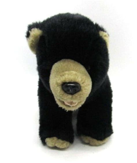 Wild Republic Kandm 2009 Black Bear All Plush Stuffed Animal Toy 9 Long