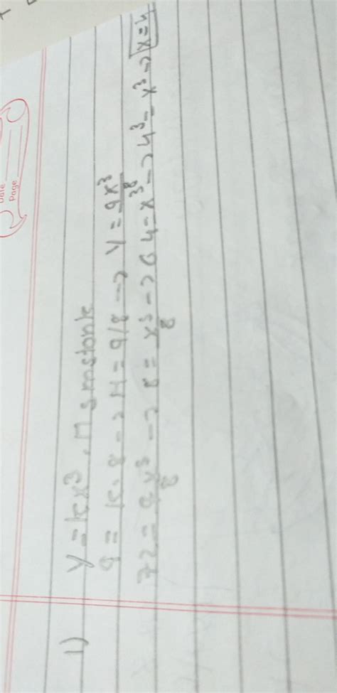 plz help to solve this 2 question 1 y varies directly as the cube of x y 9 when x 2 find the