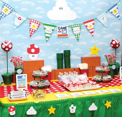 Game On Super Mario Birthday Party Hostess With The Mostess®