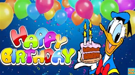 Donald Duck Happy Birthday Song Happy Birthday Song