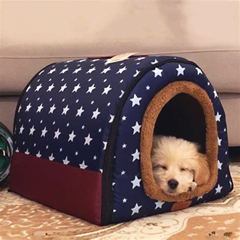 S L Medium Dog Kennel Indoor Soft Comfortable Puppy House Removable