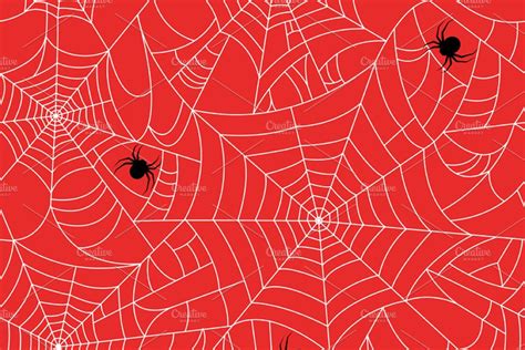 Spider Web Seamless Pattern Eps Custom Designed Graphic Patterns