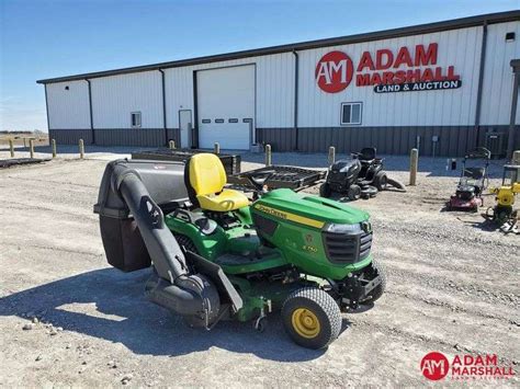 John Deere X750 Riding Lawn Mower W Bagger Diesel Adam Marshall