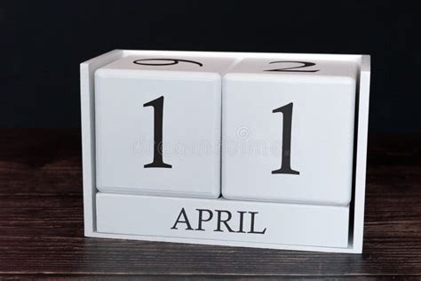 Business Calendar For April 11th Day Of The Month Planner Organizer