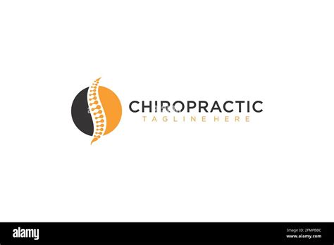 Chiropractic Logo Design Spine Logo Template Spinal Icon Backbone
