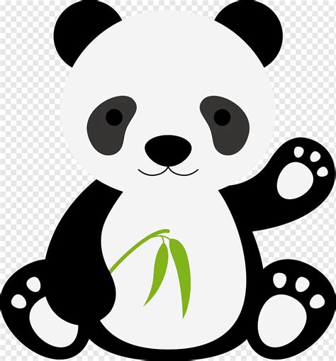 Panda Segurando Ilustração De Bambu Panda Gigante Tigre Gorila Cartoon