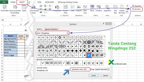 Membuat Tanda Centang Di Excel Warga Co Id