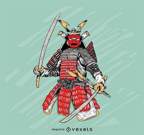 Samurai Cartoon Armor