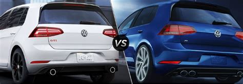 Differences Between The 2019 Golf Gti And The 2019 Golf R