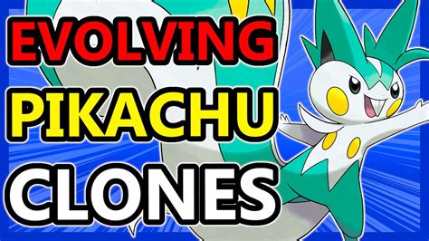 Evolving Every Pikachu Clone Youtube