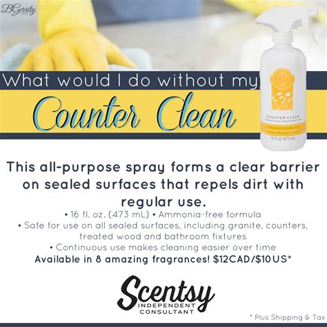 Scentsy Counter Clean Flyer Created By Brittany Gerrity