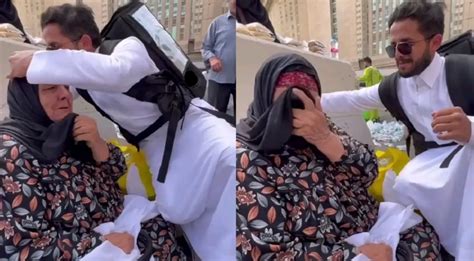 فيديو مؤثر لحاجة مصرية فوجئت بشاب سعودي يشبه ابنها المتوفى صحيفة الخليج