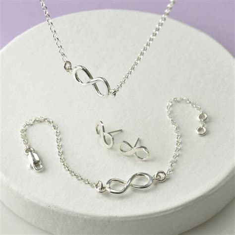 Sterling Silver Infinity Necklace By Tales From The Earth