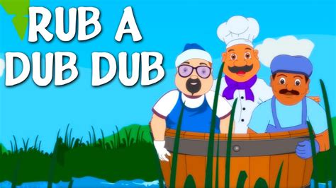 Rub A Dub Dub Nursery Rhyme With Lyrics English Rhymes For Kids