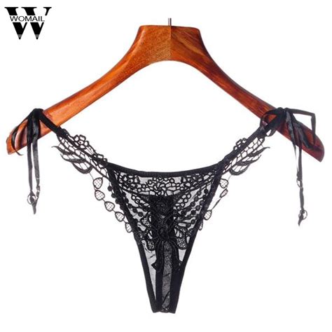New Summer Black Women Sexy Lace Lady G String Thongs Panties Underwear Amazing Apr In G