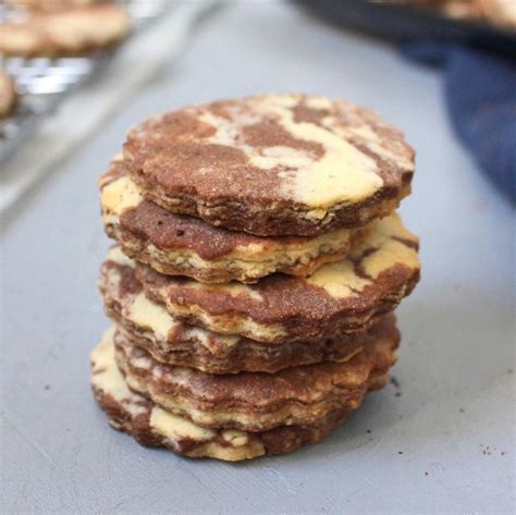 Vanilla And Chocolate Marble Cookies A Baking Journey