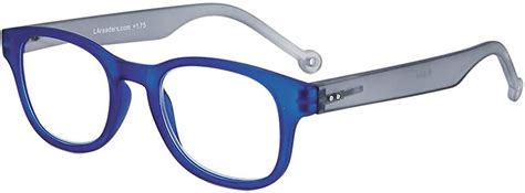 La Readers Kate High Power Reading Glasses With Case 5 00 Dark Blue Health