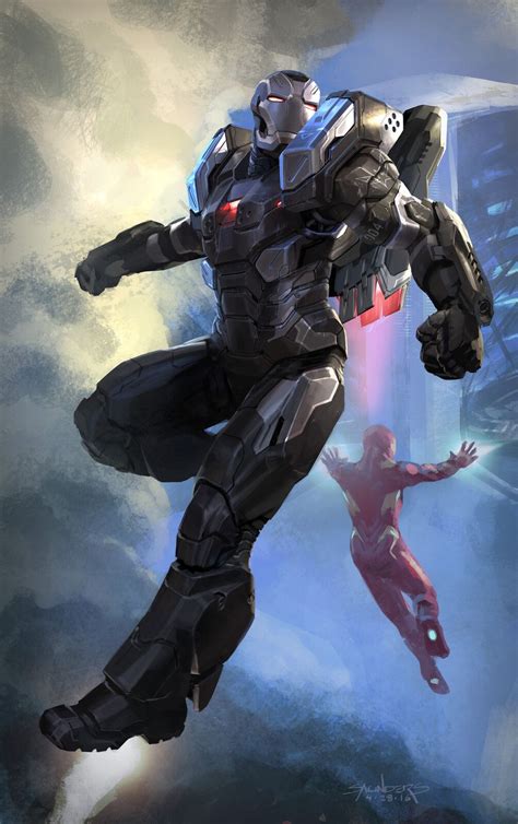 Avengers Endgame Alternate War Machine Mk 5 Concept 2016 Phil