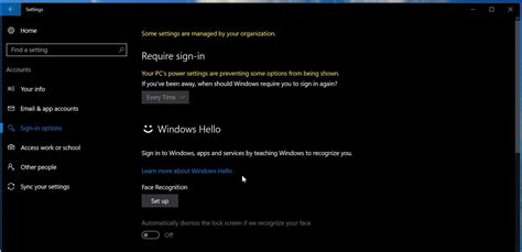 How To Activate Windows Hello In Windows 10