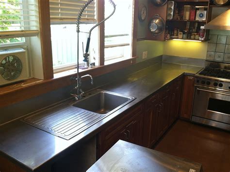 Stainless Steel Countertops Custom Countertops Bellingham Wa