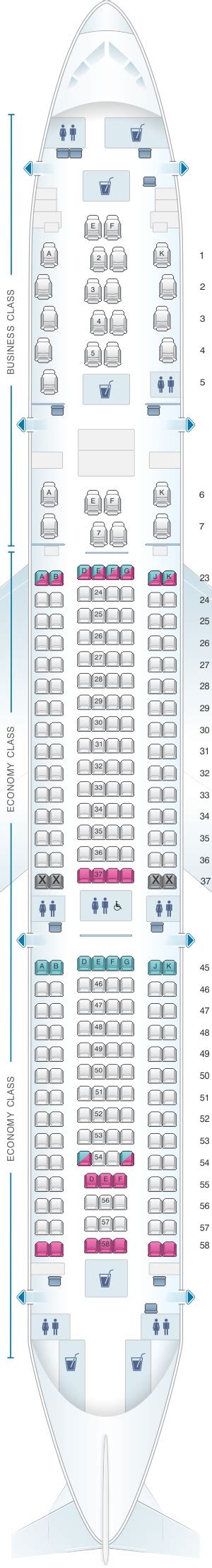 Qantas A380 Seat Map