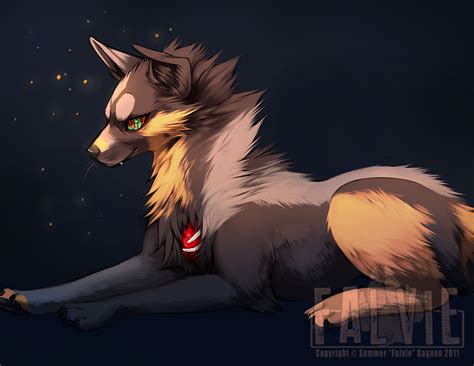 Crowe By Falvie On DeviantART Anime Wolf Cute Fantasy Creatures