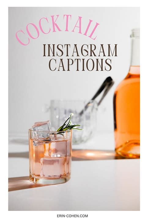 Cocktail Text Says Cocktail Instagram Captions Cocktail Puns Cocktail Quotes Funny Cocktails