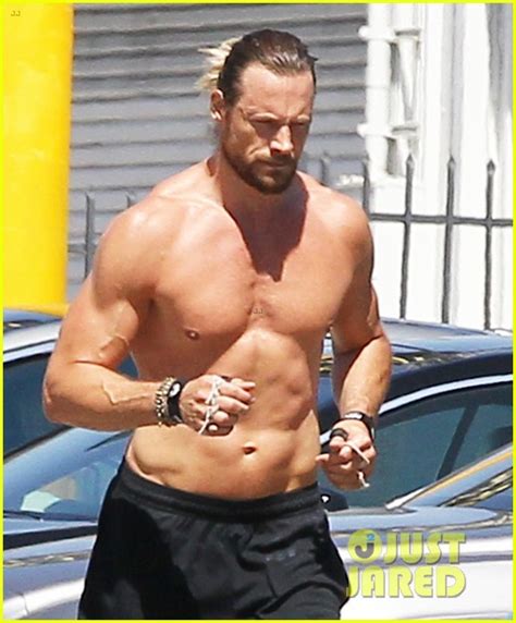 Gabriel Aubry Shows Off His Hot Body On A Run Photo Gabriel