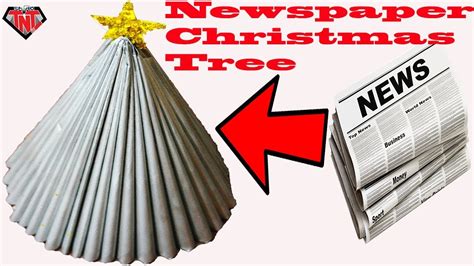 How To Make Awesome Christmas Tree Diy Newspaper Tree Best Xmas