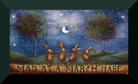 Mad As A March Hare A Tiny Rabbit March Moon By Chicoryskies