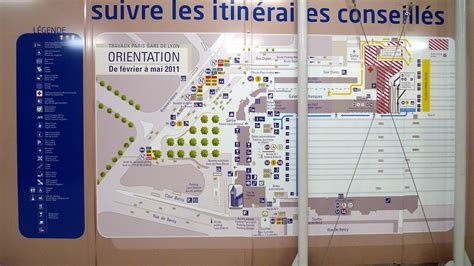 Plan Dorientation Gare De Lyon Parisfr75 Jean Louis Zimmermann