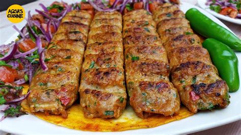 Turkish Chicken Adana Kebab Recipe With Homemade Skewers By Aqsa S