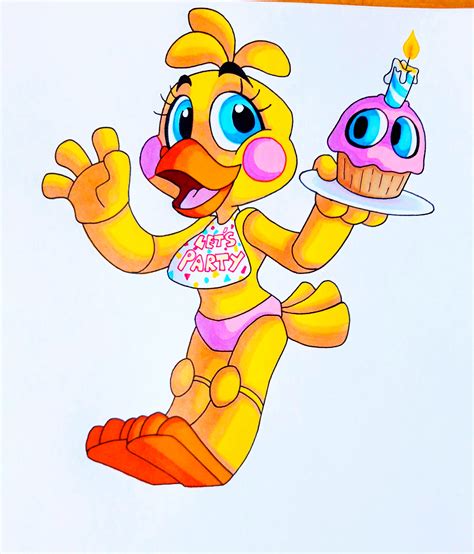Doodled A Funtime Chica Art By Colacarnage Aka Me 8d R