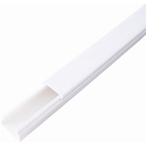 Cache plafond electricite / cache electrique pour plafond blanc kopp 3428 1700 7 : Moulure en PVC, blanc, L 200 x H 4 x P 2.5 cm | Leroy Merlin