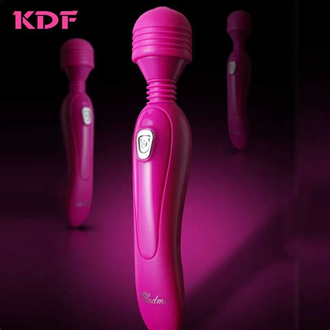 Buy Kdf Powerful Wand Massager With Waterproof Head Rechargeable Electric