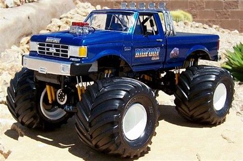 Blue Monster Lifted Ford F Truck