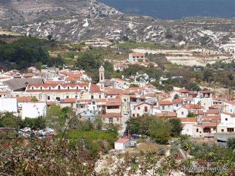 Το χωριό Όμοδος στον Τουριστικό Χάρτη της Κύπρου Cyprus Travel