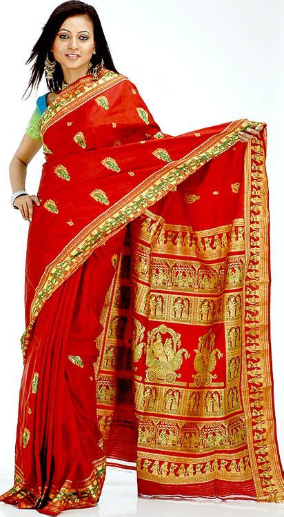 Silk Sari Sari De Mariage Indien Robes De Mariée