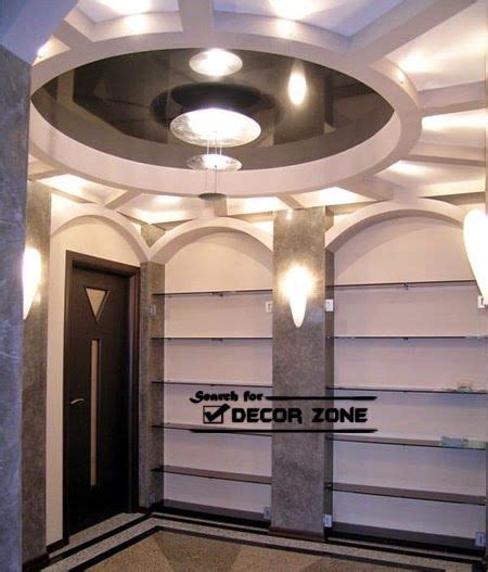 Our living rooms wear a lot of hats: round false ceiling designs of gypsum for hallway with ...