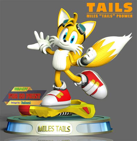 Miles Tails Prower Riders 3d Print Model By Bon Bon Art