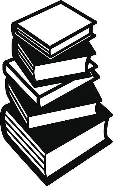 Stack Of Books Clipart Black And White Free Download